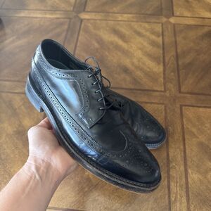 Florsheim Imperial Black Leather Men's 9 D Oxford Dress Shoes 92654 Nice!